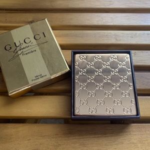 Gold Square Gucci Compact Pocket Mirror
